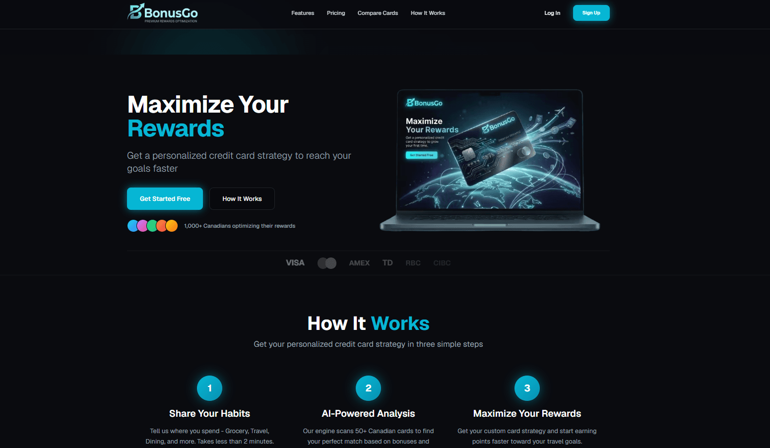 BonusGo - Credit Card Rewards Optimizer